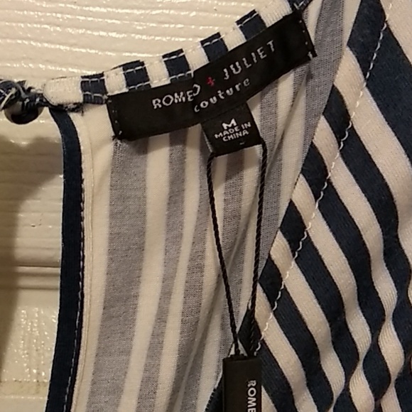 Romeo & Juliet Couture Striped pant suit M - Picture 4 of 4